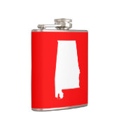 Rood en Wit Alabama Heupfles (Rechts)