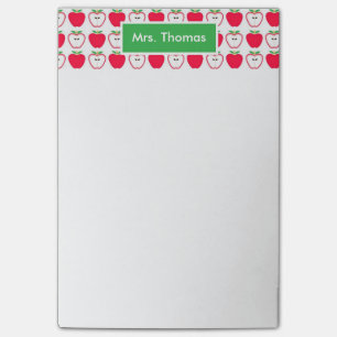 Rood en wit Apple persoonlijke advertentie Opmerki Post-it® Notes