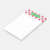 Rood en wit Apple persoonlijke advertentie Post-it® Notes (Schuin)