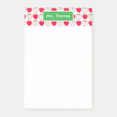 Rood en wit Apple persoonlijke advertentie Post-it® Notes (Voorkant)