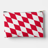 Rood en Wit Beiers Diamanten Vlag Patroon Etui (Achterkant)