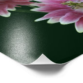 Rood en wit bloemenpaar 8x10 foto afdruk (Hoek)