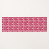 Rood en wit bloempatroon yogamat (Voorkant (horizontaal))