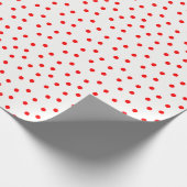 Rood en wit cadeaupapier (Hoek)