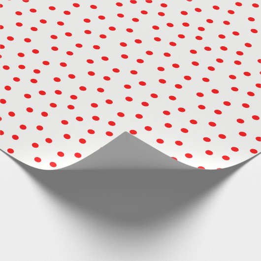Rood en wit cadeaupapier (Hoek)