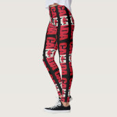 Rood en Wit Canada en Maple Leaf Leggings (Links)