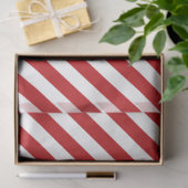 Rood en wit Candy Cane Gestreept Weefselpapier Tissuepapier (Geschenk)