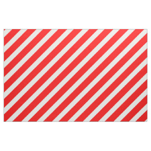 Rood en Wit Candy Cane Stripes Stof