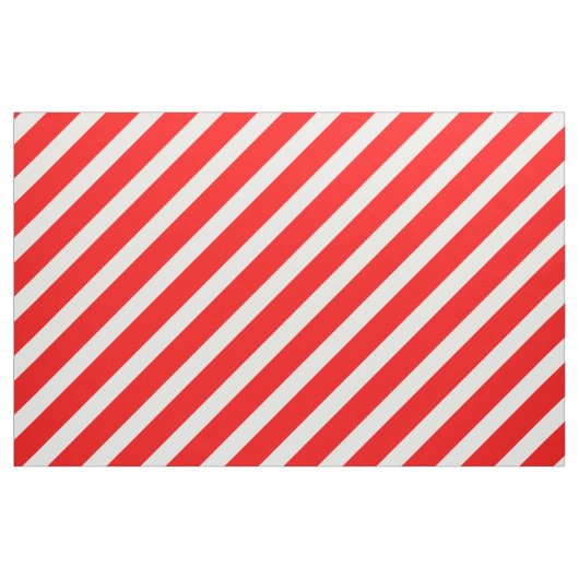 Rood en Wit Candy Cane Stripes Stof (Fat Quarter)
