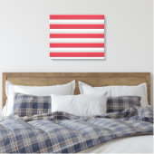 Rood en Wit Canvas Afdruk (Insitu (Slaapkamer))