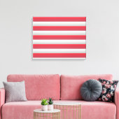 Rood en Wit Canvas Afdruk (Insitu (Woonkamer))