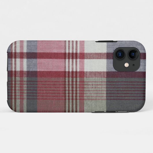 Rood en wit Case-Mate iPhone case (Achterkant (horizontaal))