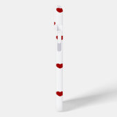 Rood en wit Case-Mate iPhone case (Achterkant / Links)