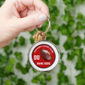 Rood en wit, Cheap Football Player-cadeaus Sleutelhanger (Hand)