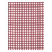 Rood en wit checkers patroon tafelkleed (Voorkant)