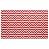 Rood en wit Chevron Zigzag Pattern Stof (Yard (91,4 cm))