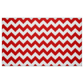 Rood en wit chevron zigzagpatroon stof (Fat Quarter)