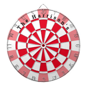  rood en wit dartbord