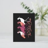 Rood en wit De Stork Vogels III Briefkaart (Staand voorkant)
