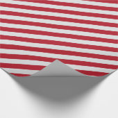 Rood en wit diagonaal opvulpapier cadeaupapier (Hoek)