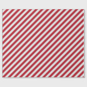 Rood en wit diagonaal opvulpapier cadeaupapier (Vlak)