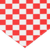 Rood en wit diamantpatroon van Shirley Taylor Tafelkleed (Gekanteld)