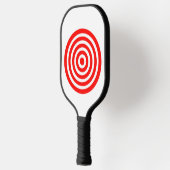 Rood en wit doel pickleball paddle (Links)