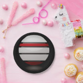 Rood en wit Droid Icon Paper Borden Papieren Bordje (Feest)