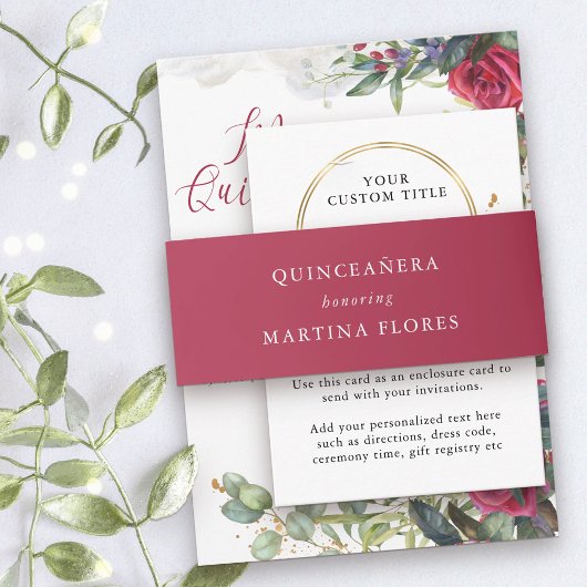 Rood en Wit Duidelijke Eenvoudige Partij Uitnodigingen Wikkel