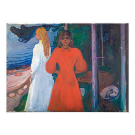 Rood en Wit | Edvard Munch | Foto Afdruk