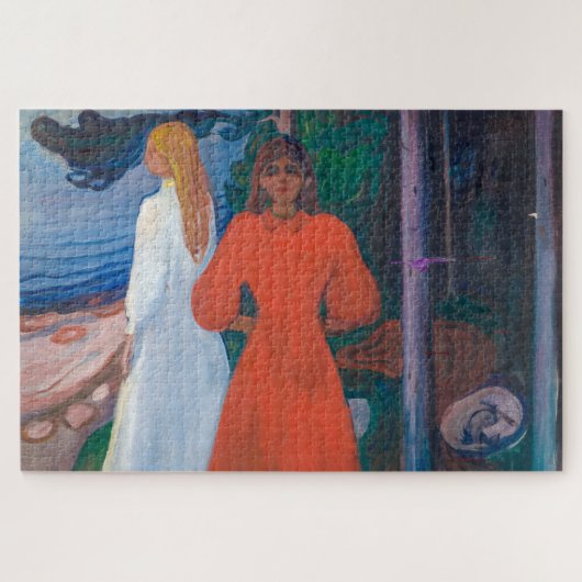 Rood en Wit | Edvard Munch | Legpuzzel (Horizontaal)