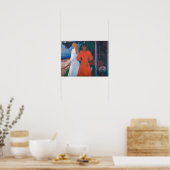 Rood en Wit | Edvard Munch | Poster (Keuken)