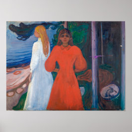 Rood en Wit | Edvard Munch | Poster