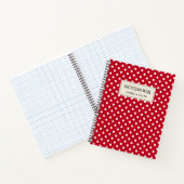 Rood en wit erwten notitieboek (Binnen)