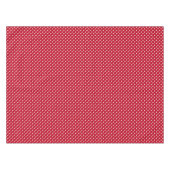 Rood en wit erwten tafelkleed (Voorkant (Horizontaal))