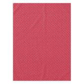 Rood en wit erwten tafelkleed (Voorkant)