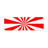 Rood en wit etiket (Voorkant)