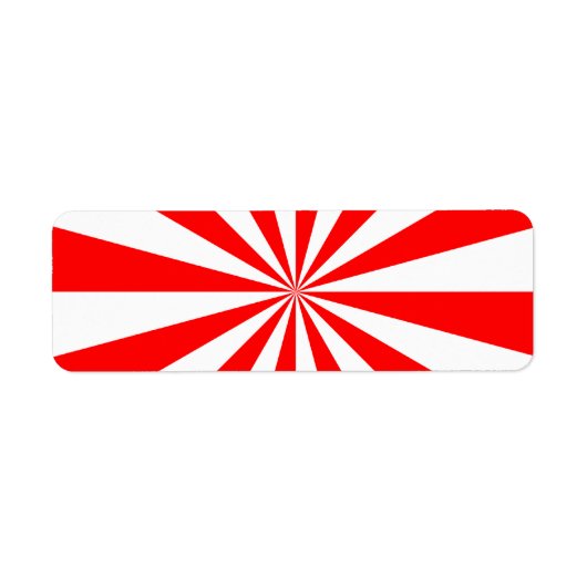 Rood en wit etiket (Voorkant)