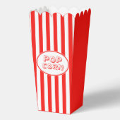 Rood en wit film thema popcorn bedankdoosjes (Voorkant)
