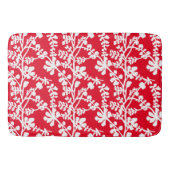 Rood en wit flesje herstellend patroon badmat (Voorkant)