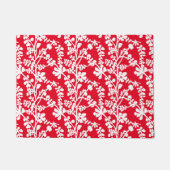 Rood en wit flesje herstellend patroon deurmat (Voorkant)