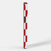 Rood en wit gecheckt patroon Case-Mate iPhone case (Achterkant / Rechts)