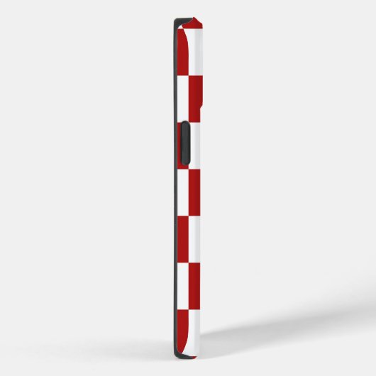 Rood en wit gecheckt patroon Case-Mate iPhone case (Achterkant / Rechts)