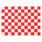 Rood en wit gecheckt patroon tafelkleed (Voorkant (Horizontaal))