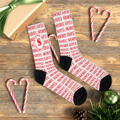 Rood en wit Geheim Santa Sokken