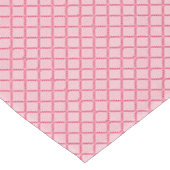 Rood en wit geometrisch geruit patroon retro tafelkleed (Gekanteld)