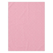 Rood en wit geometrisch geruit patroon retro tafelkleed (Voorkant)