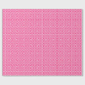 rood en wit geometrisch patroon cadeaupapier (Vlak)