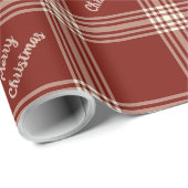 Rood en wit geplakt met tekst cadeaupapier (Rol Hoek)