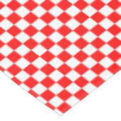 Rood en Wit Geruit Tafelkleed (Gekanteld)